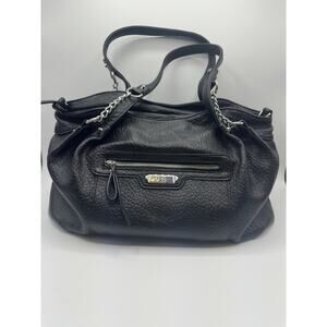 Jessica Simpson Black Faux Leather Handbag